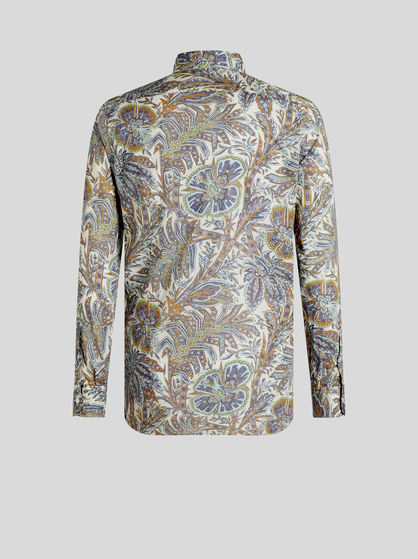 SHIRT WITH FOLIAGE PATTERN