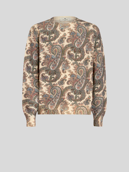 PAISLEY WOOL JUMPER
