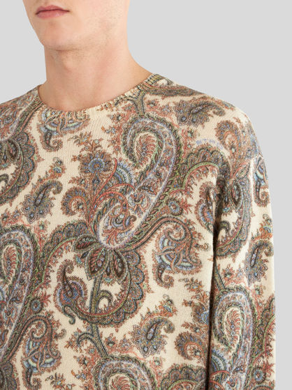 PAISLEY WOOL JUMPER