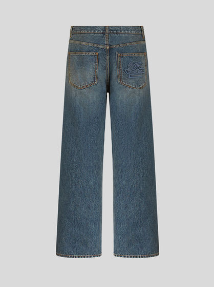 VINTAGE COTTON DENIM JEANS
