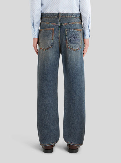 VINTAGE COTTON DENIM JEANS