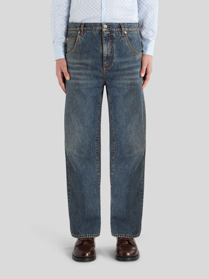 VINTAGE COTTON DENIM JEANS