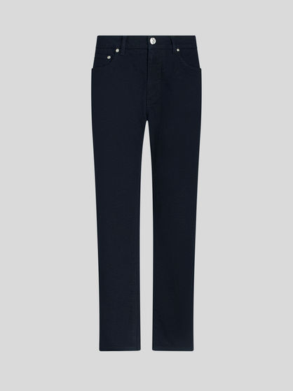 TON-SUR-TON JACQUARD JEANS