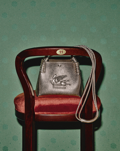 Etro laminated Libra bag