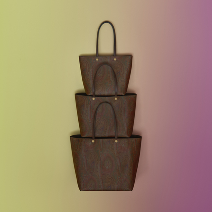 ETRO arnica shopping bag in3 dimensions - link to Arnica bags 