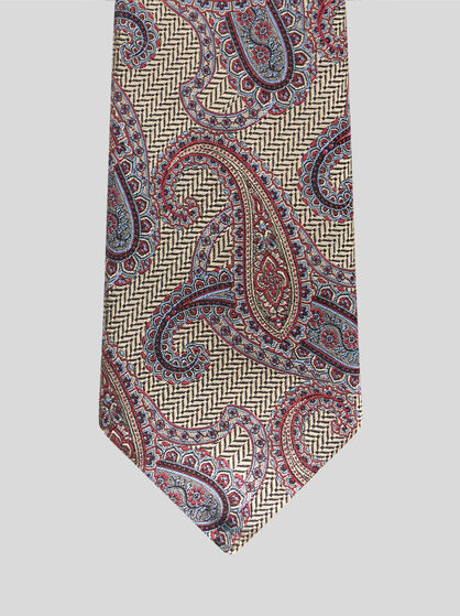 PAISLEY SILK JACQUARD TIE