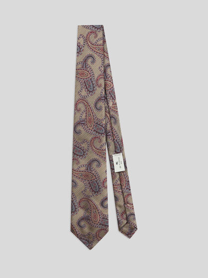 PAISLEY SILK JACQUARD TIE