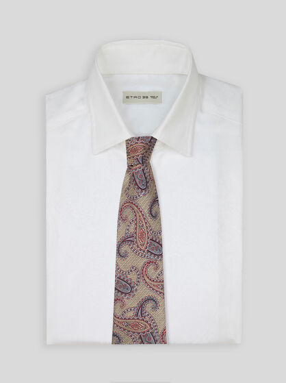 PAISLEY SILK JACQUARD TIE