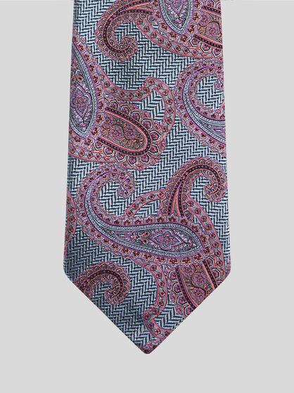 PAISLEY SILK JACQUARD TIE