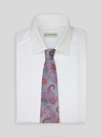 PAISLEY SILK JACQUARD TIE