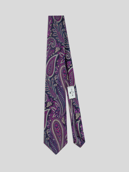 PAISLEY SILK JACQUARD TIE