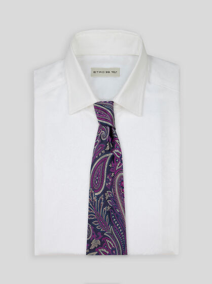PAISLEY SILK JACQUARD TIE