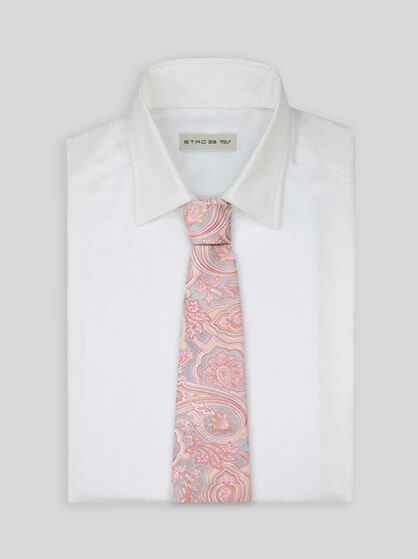 PAISLEY SILK JACQUARD TIE