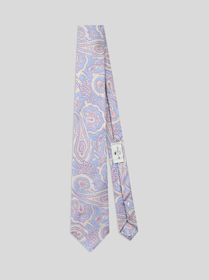 CRAVATE EN JACQUARD DE SOIE À MOTIF PAISLEY