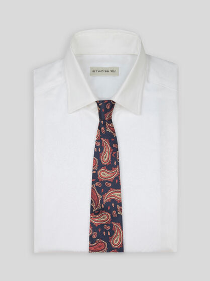PAISLEY SILK JACQUARD TIE