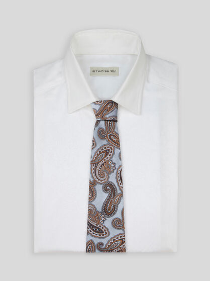 PAISLEY SILK JACQUARD TIE