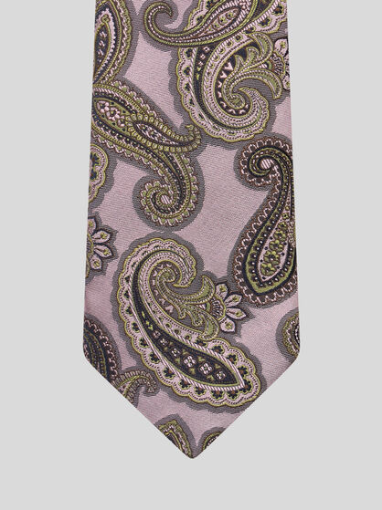 CRAVATE EN JACQUARD DE SOIE PAISLEY