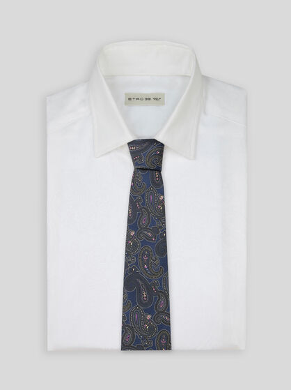 PAISLEY SILK JACQUARD TIE