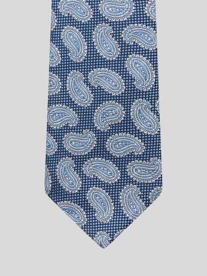 CRAVATE EN JACQUARD DE SOIE PAISLEY