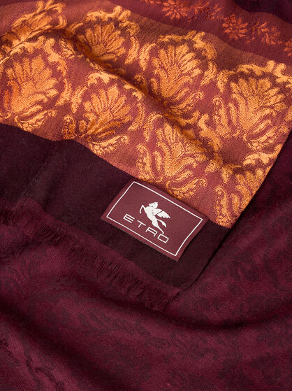 WOOL-BLEND JACQUARD SCARF