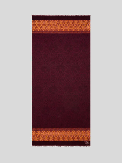 WOOL-BLEND JACQUARD SCARF