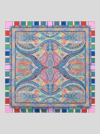 FLORAL SILK POCKET SQUARE