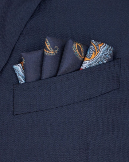 Man's MICRO PAISLEY POCKET SQUARE - link to man's accessories 