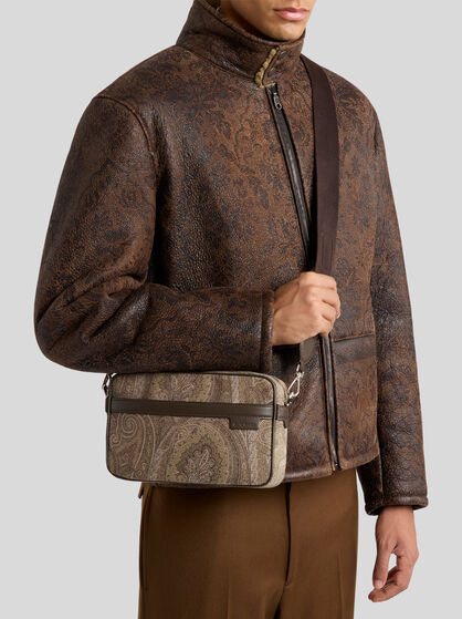 ETRO ESSENTIAL SMALL JACQUARD CROSSBODY BAG