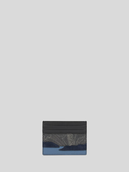 SMALL ARNICA CARD HOLDER WITH LANDSCAPE DESIGN