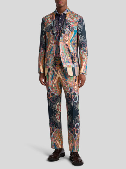 FLORAL PAISLEY BLAZER