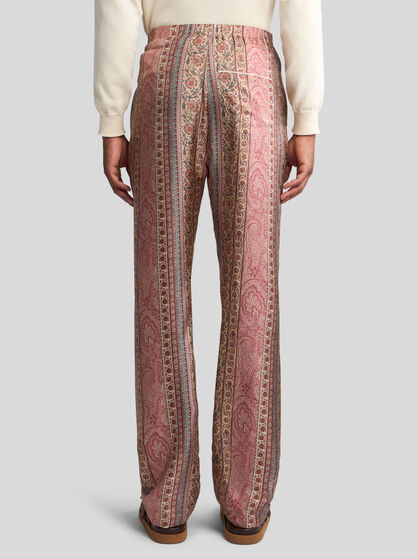 SILK PYJAMA-STYLE TROUSERS