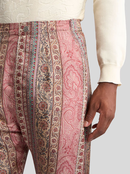 SILK PYJAMA-STYLE TROUSERS