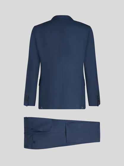CHECK WOOL JACQUARD SUIT