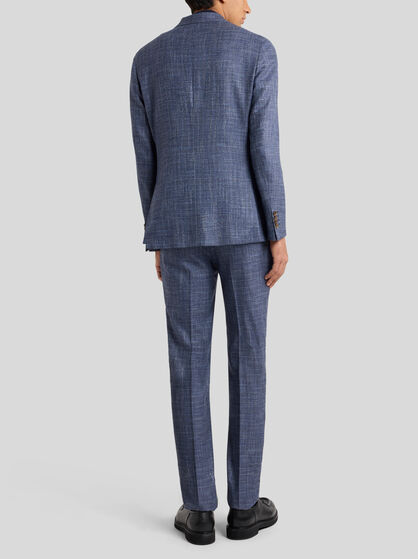 CHECK WOOL-BLEND SUIT
