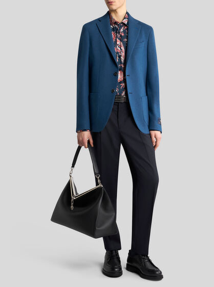 SILK SHIRT WITH PAISLEY PRINT
