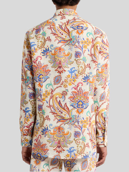 PRINTED LINEN SHIRT
