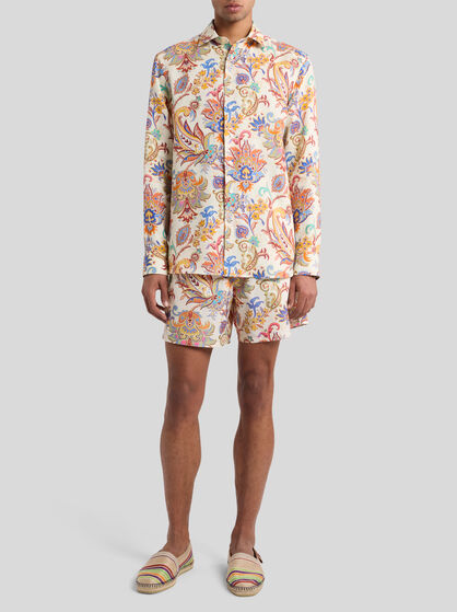 PRINTED LINEN SHIRT