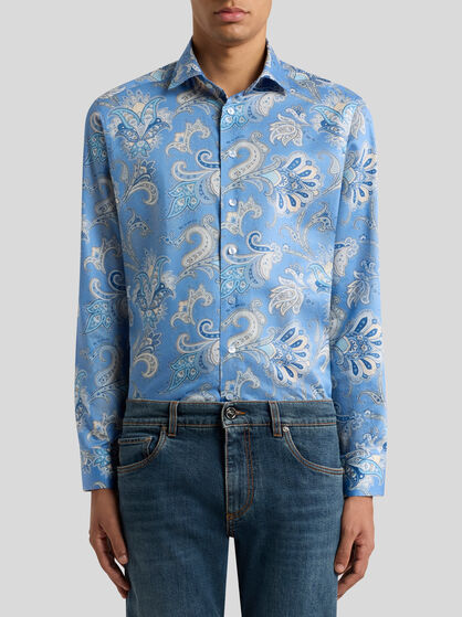 MAXI FLOWER PAISLEY SHIRT