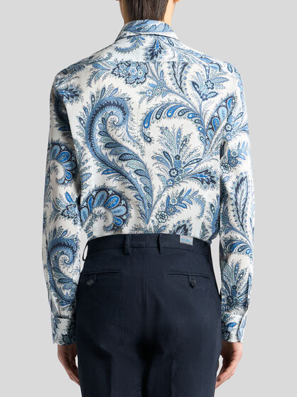 FLORAL PAISLEY COTTON SHIRT