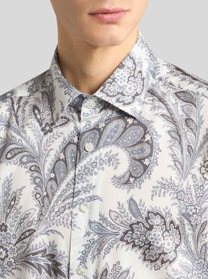 FLORAL PAISLEY COTTON SHIRT