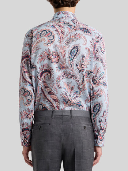 FLORAL PAISLEY COTTON SHIRT