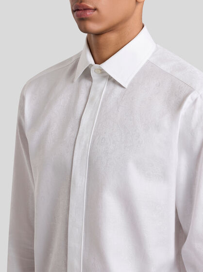 PAISLEY COTTON JACQUARD SHIRT