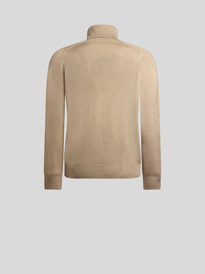 WOOL TURTLENECK WITH PEGASO LOGO