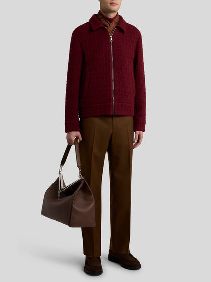 WOOL TURTLENECK WITH PEGASO LOGO
