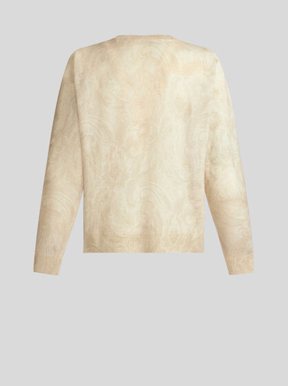 PAISLEY WOOL SWEATER