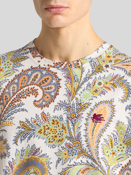 FLORAL PAISLEY T-SHIRT