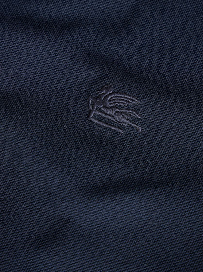 POLO SHIRT WITH EMBROIDERED PEGASO