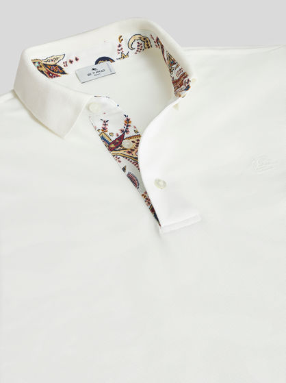 POLO SHIRT WITH EMBROIDERED PEGASO