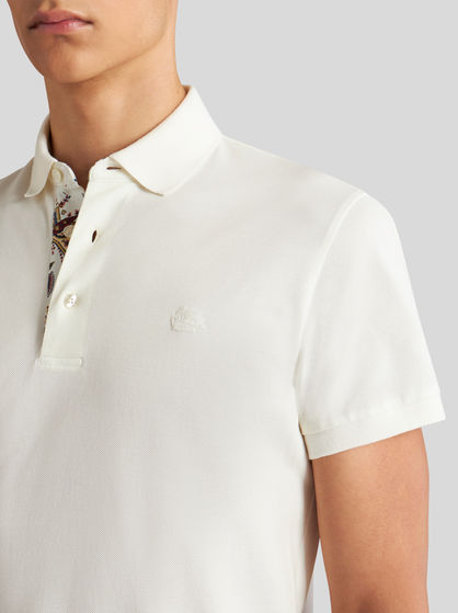 POLO SHIRT WITH EMBROIDERED PEGASO