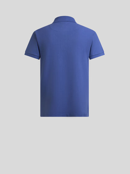 COTTON POLO SHIRT WITH PEGASO